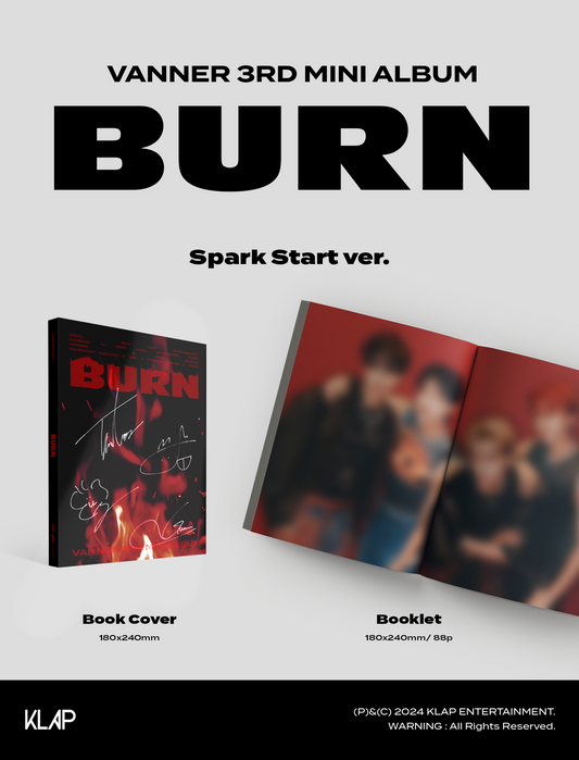 [SIGNED] 3RD MINI ALBUM [BURN] Spark Start ver.