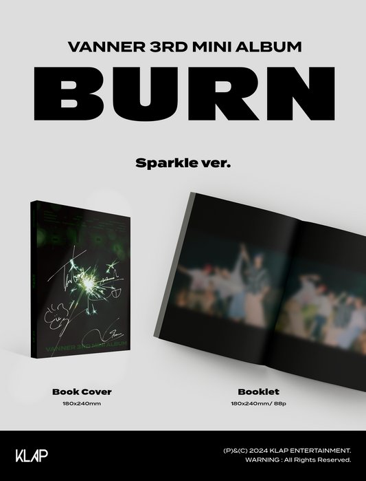 [SIGNED] 3RD MINI ALBUM [BURN] Sparkle ver.